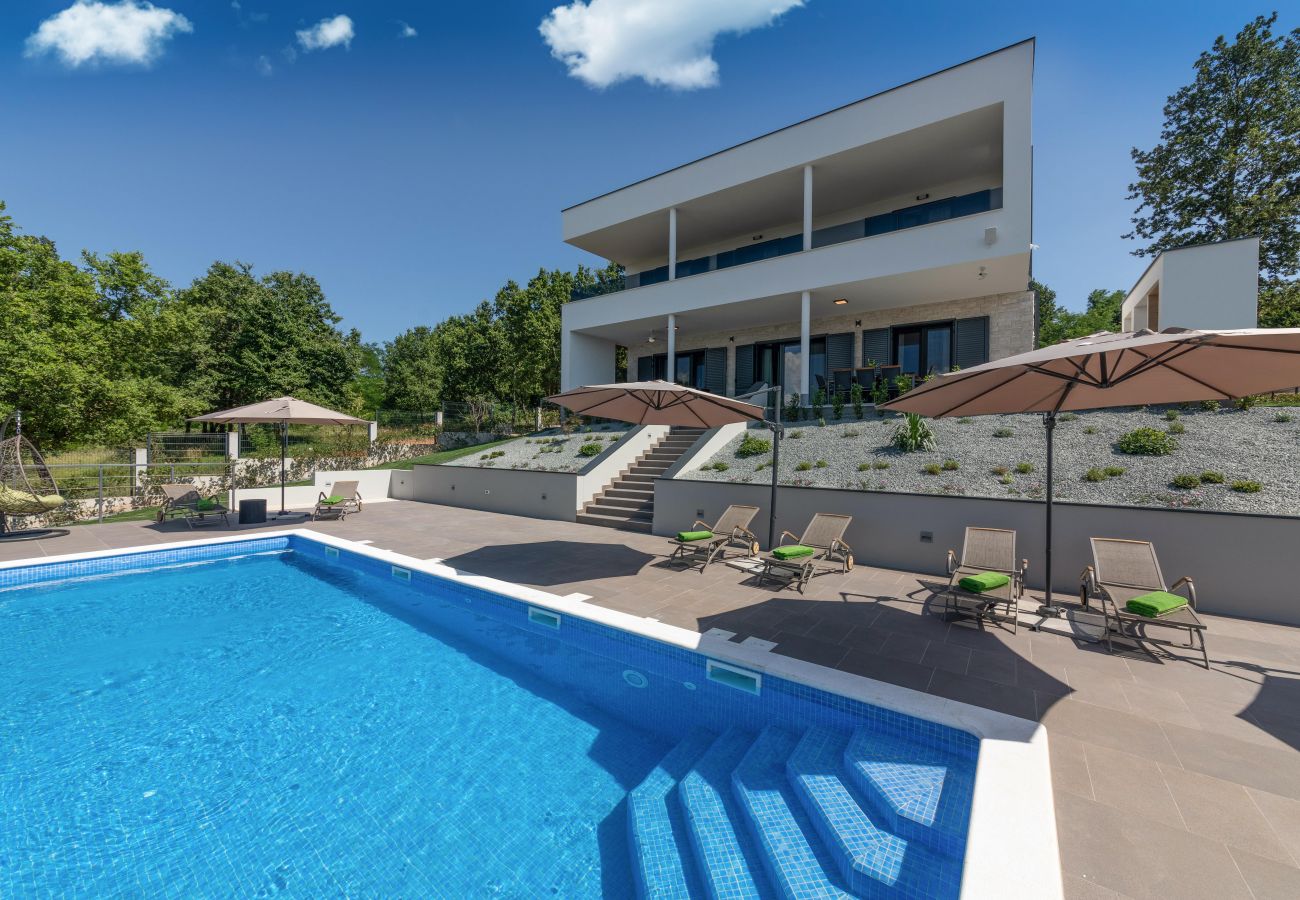 Villa in Sveta Nedelja - Luxury Villa Althea near Labin with large garden and Pool Heating