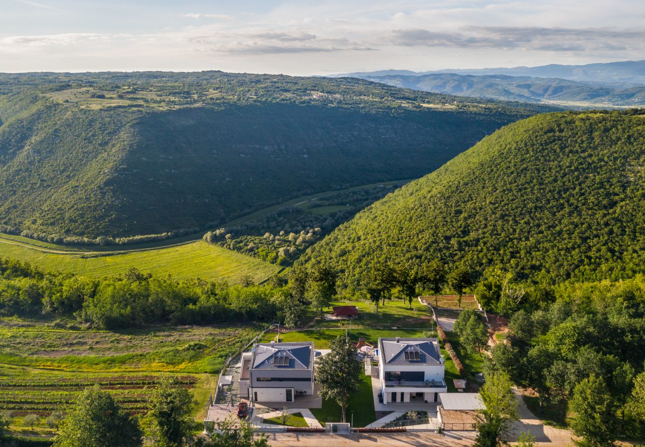 Villa in Sveta Nedelja - Luxury Villa Callista near Labin with large garden and Pool Heating