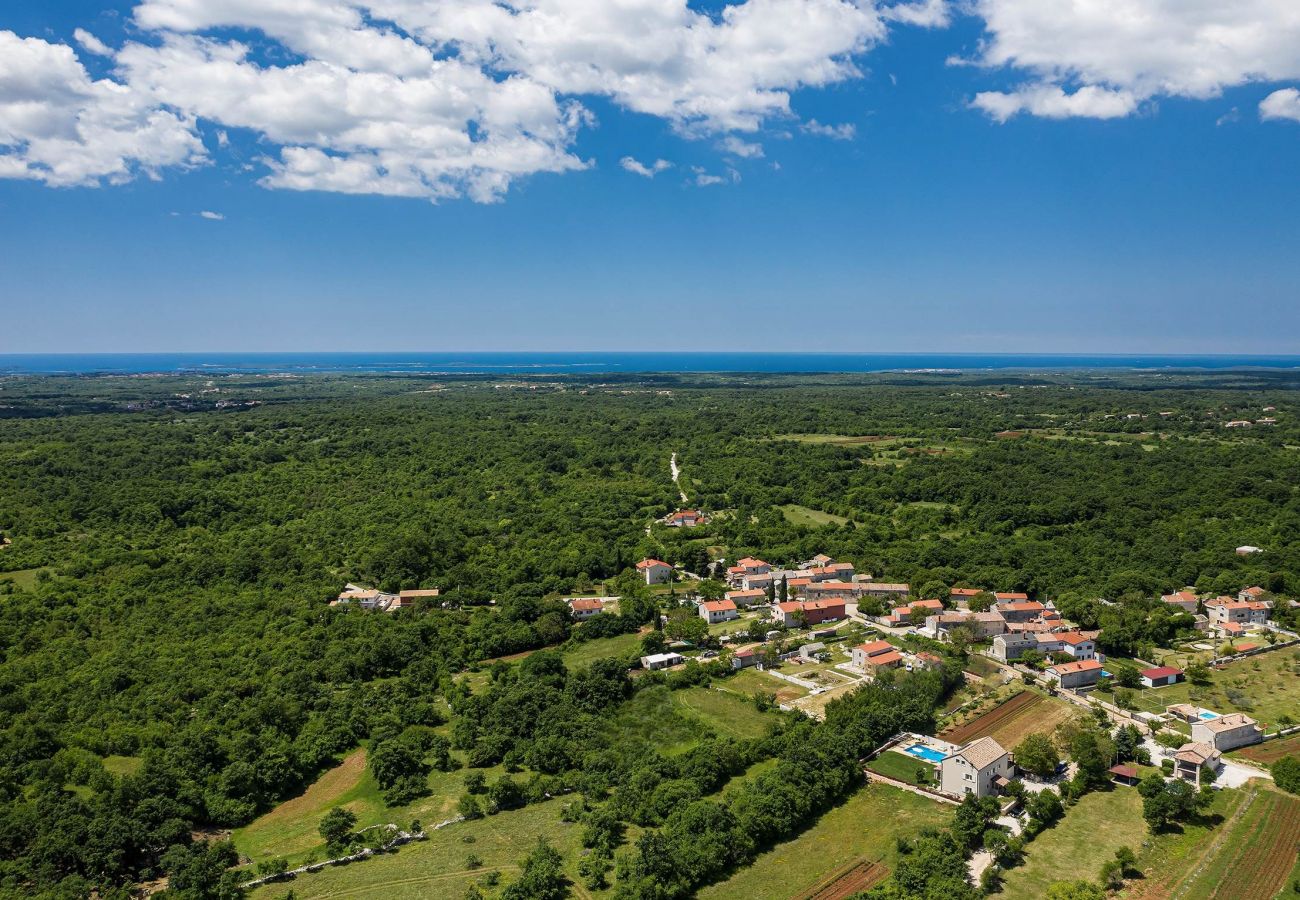 Villa in Butkovici - Villa MyKoltrina in Central Istria for 10 persons with with wellness & 72 m2 large pool  