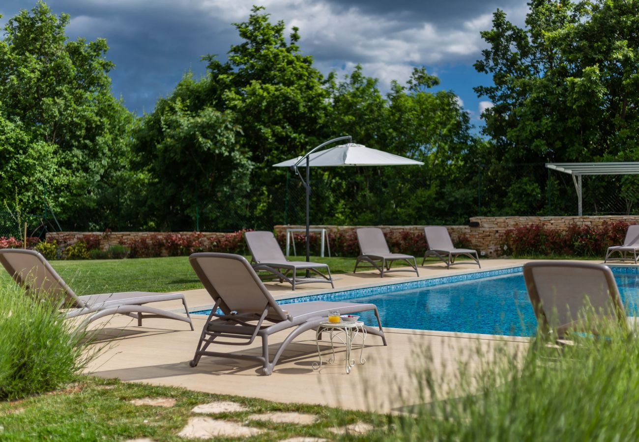 Villa in Butkovici - Villa MyKoltrina in Central Istria for 10 persons with with wellness & 72 m2 large pool  