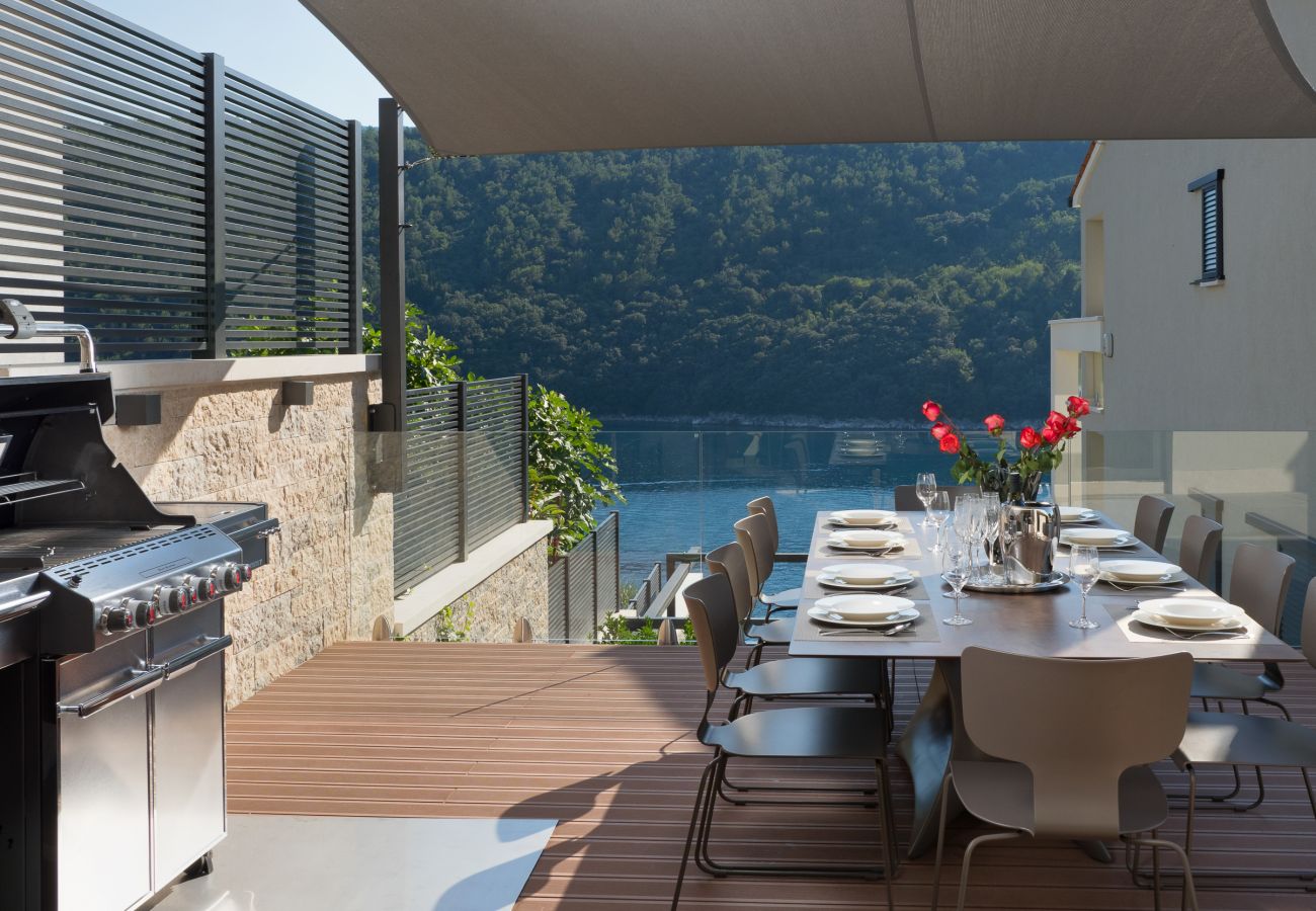 Villa in Duga Luka - Villa Vlastelini II near Labin - Rabac with sea view, beachfront and wellness