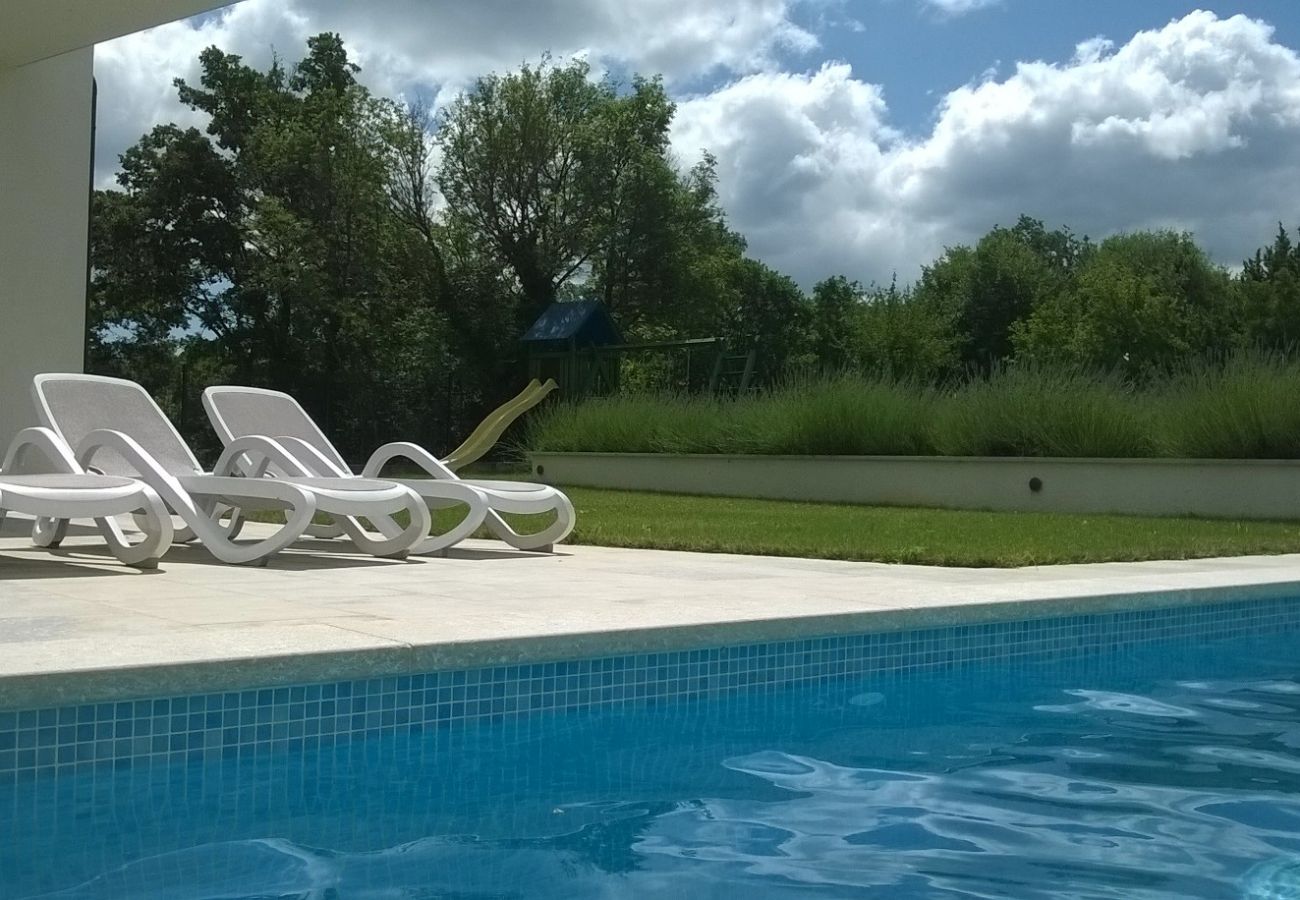 Villa in Štokovci - Villa Dora in Central Istria kids friendly with private pool and playground for 10 persons