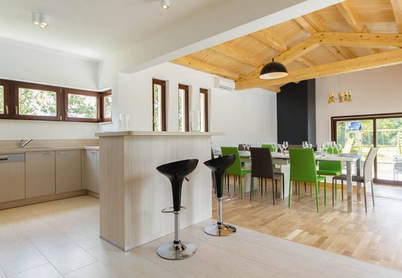 Villa in Štokovci - Villa Dora in Central Istria kids friendly with private pool and playground for 10 persons