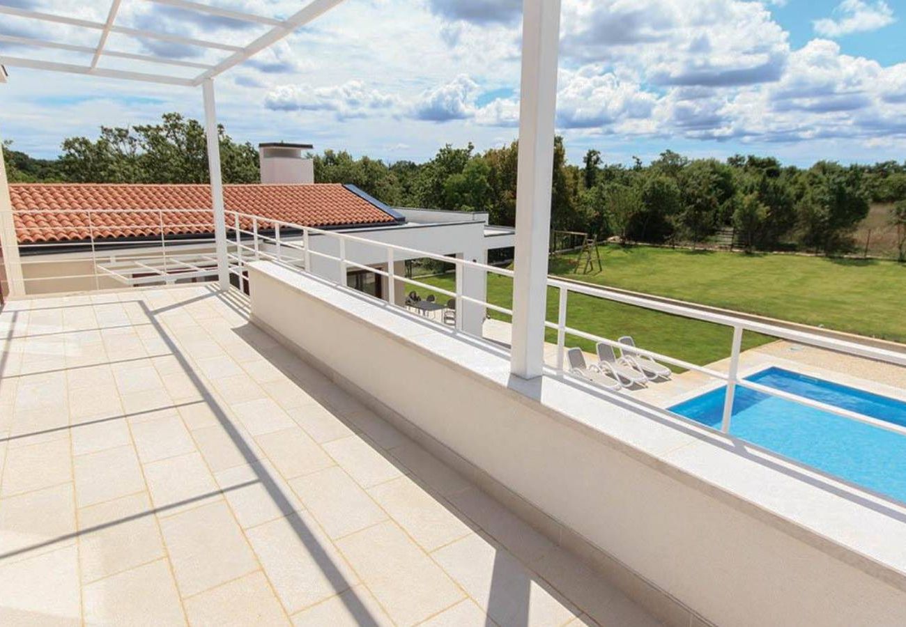 Villa in Štokovci - Villa Dora in Central Istria kids friendly with private pool and playground for 10 persons