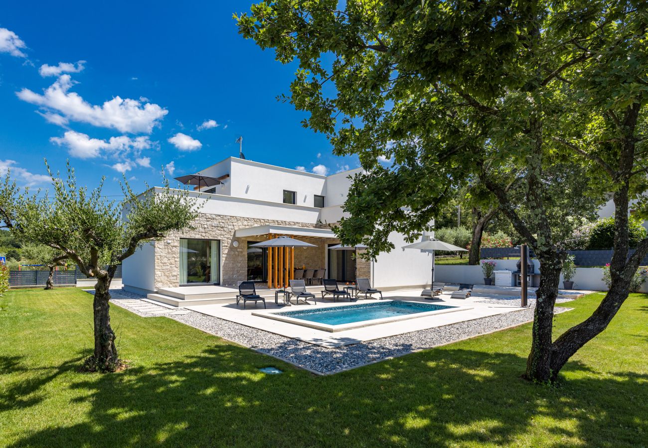 Villa in Marasi - Villa Zanetta pet friendly near Poreč for 8 people with sea view & private pool