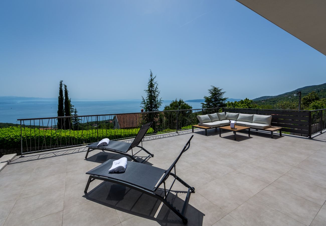 Villa in Opatija - Luxury Villa The View in Opatija for 12 people with incredible sea view & wellness