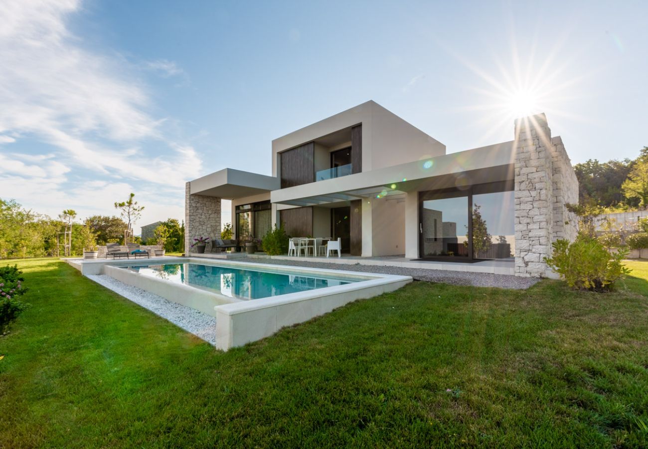 Villa in Presika - Villa Adoral for 6 people near Labin-Rabac - modern villa with heated swimming pool