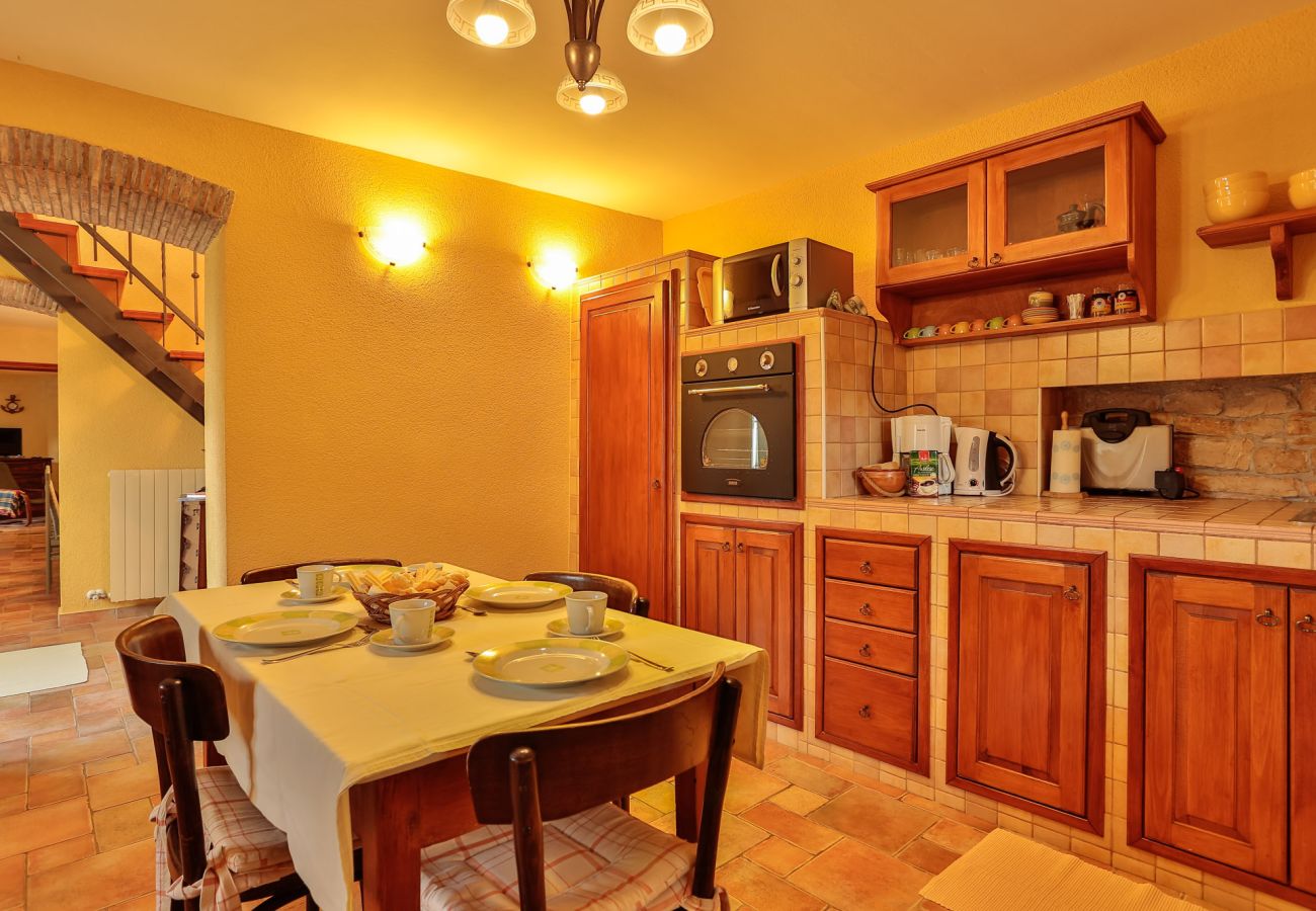 Villa in Sveti Kirin - House Edera in Central Istria for 6 people with large garden and salt - water private pool