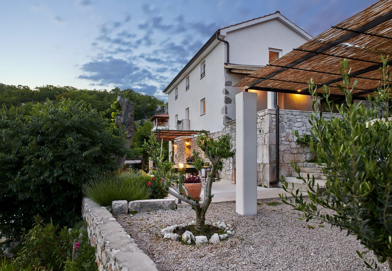 Villa in Mošcenicka Draga - Villa Eugenia for 8 people with private pool & large garden only 3 km from the beach