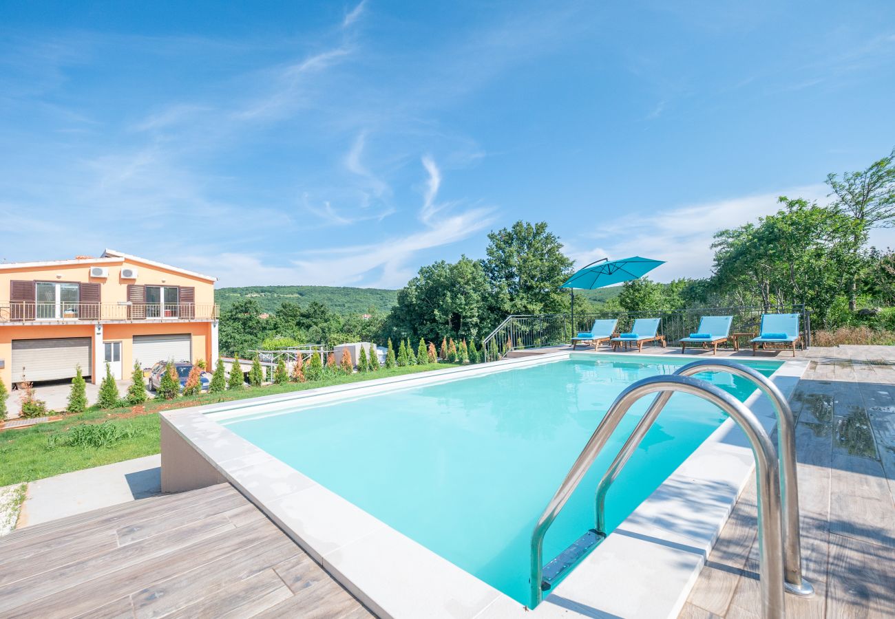 Villa in Salakovci - Villa Krasna Kuća for 5 people near Labin - Rabac with private heated pool