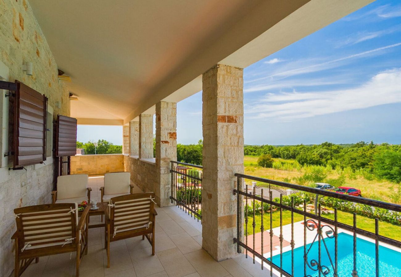 Villa in Vošteni - Villa Dubravka in Central Istria for 11 people - pet friendly with 70 m2 private pool