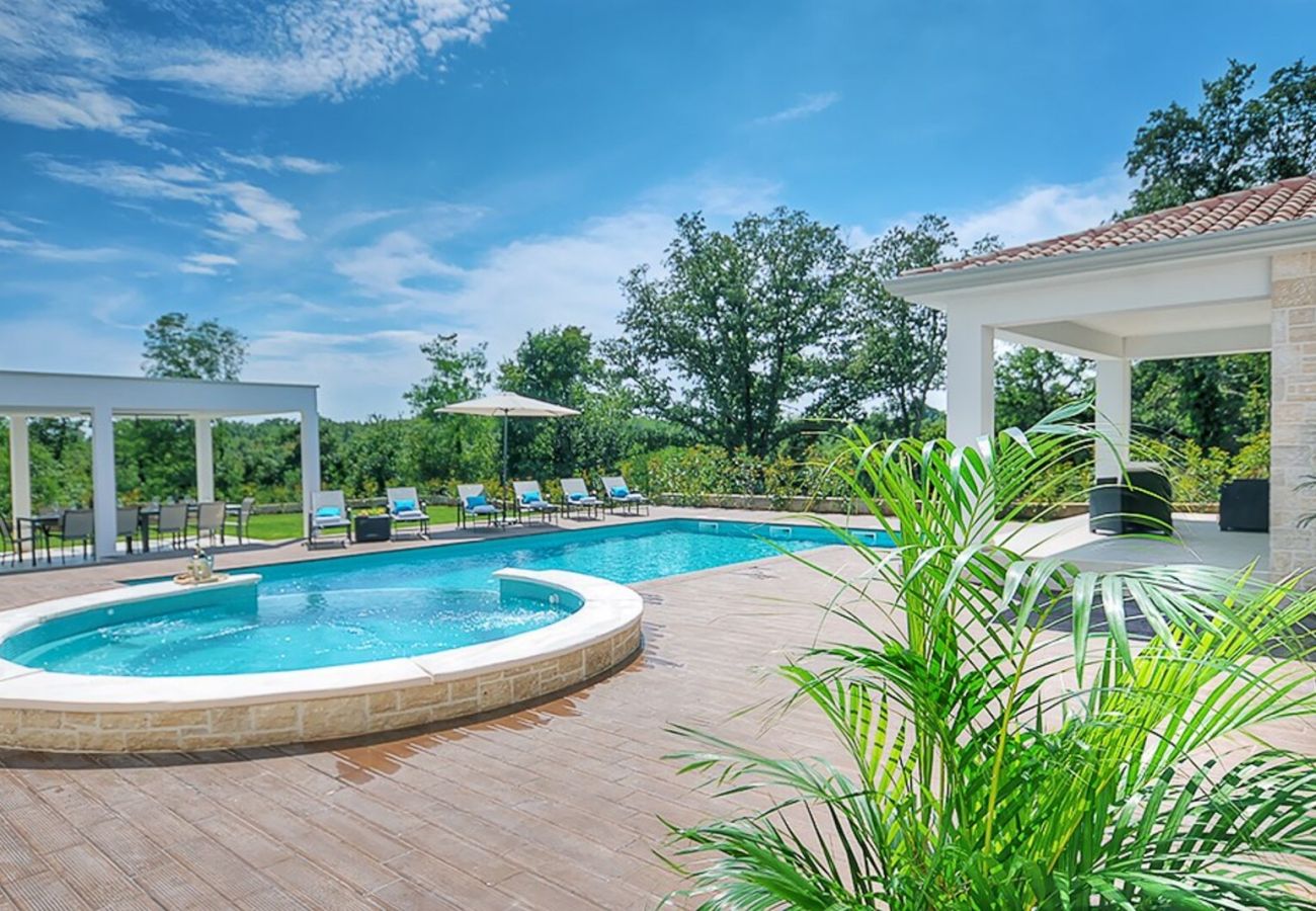 Villa in Višnjan - Villa Onyx for 12 people near Poreč with 65 m2 private pool and jacuzzi