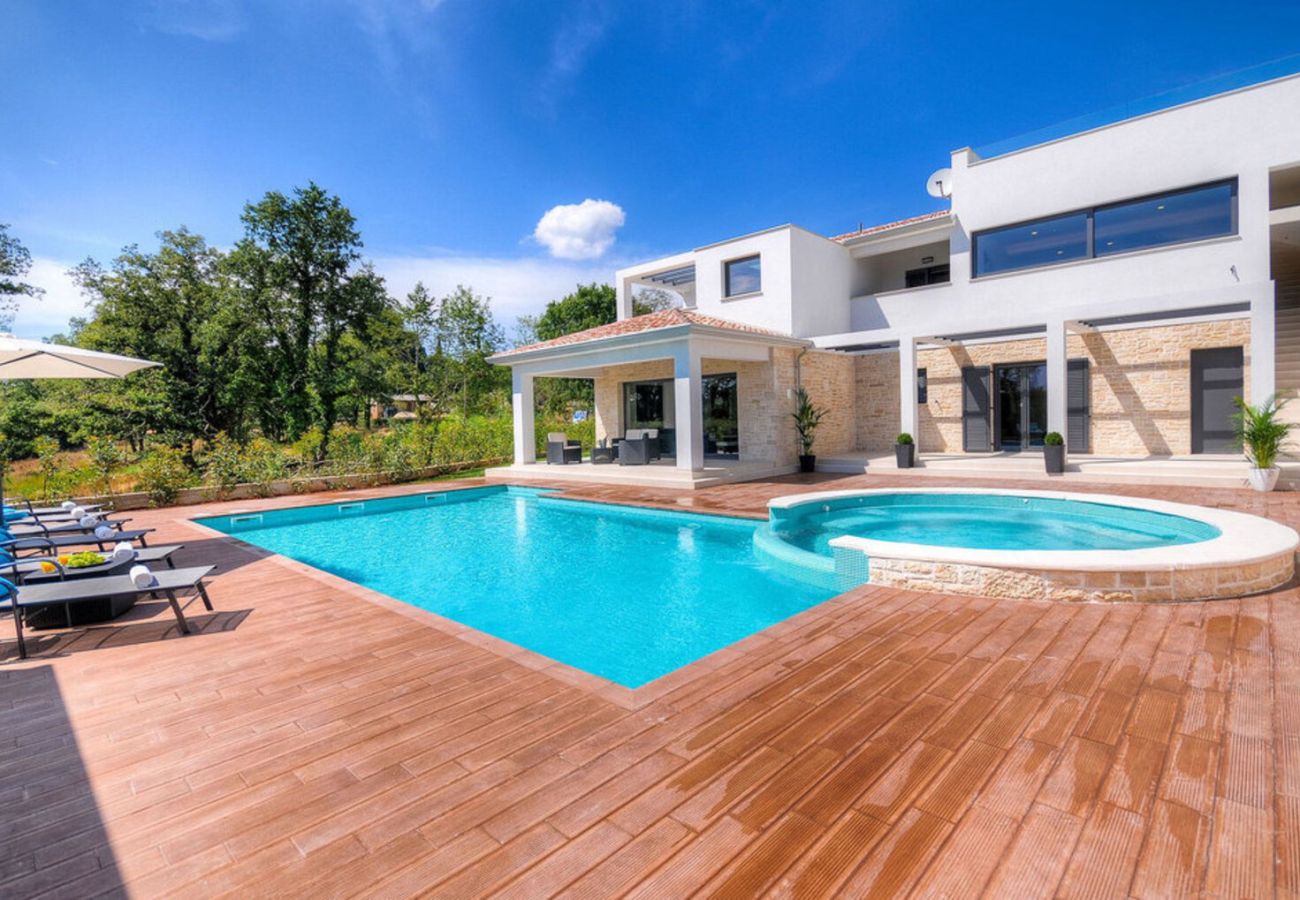 Villa in Višnjan - Villa Onyx for 12 people near Poreč with 65 m2 private pool and jacuzzi