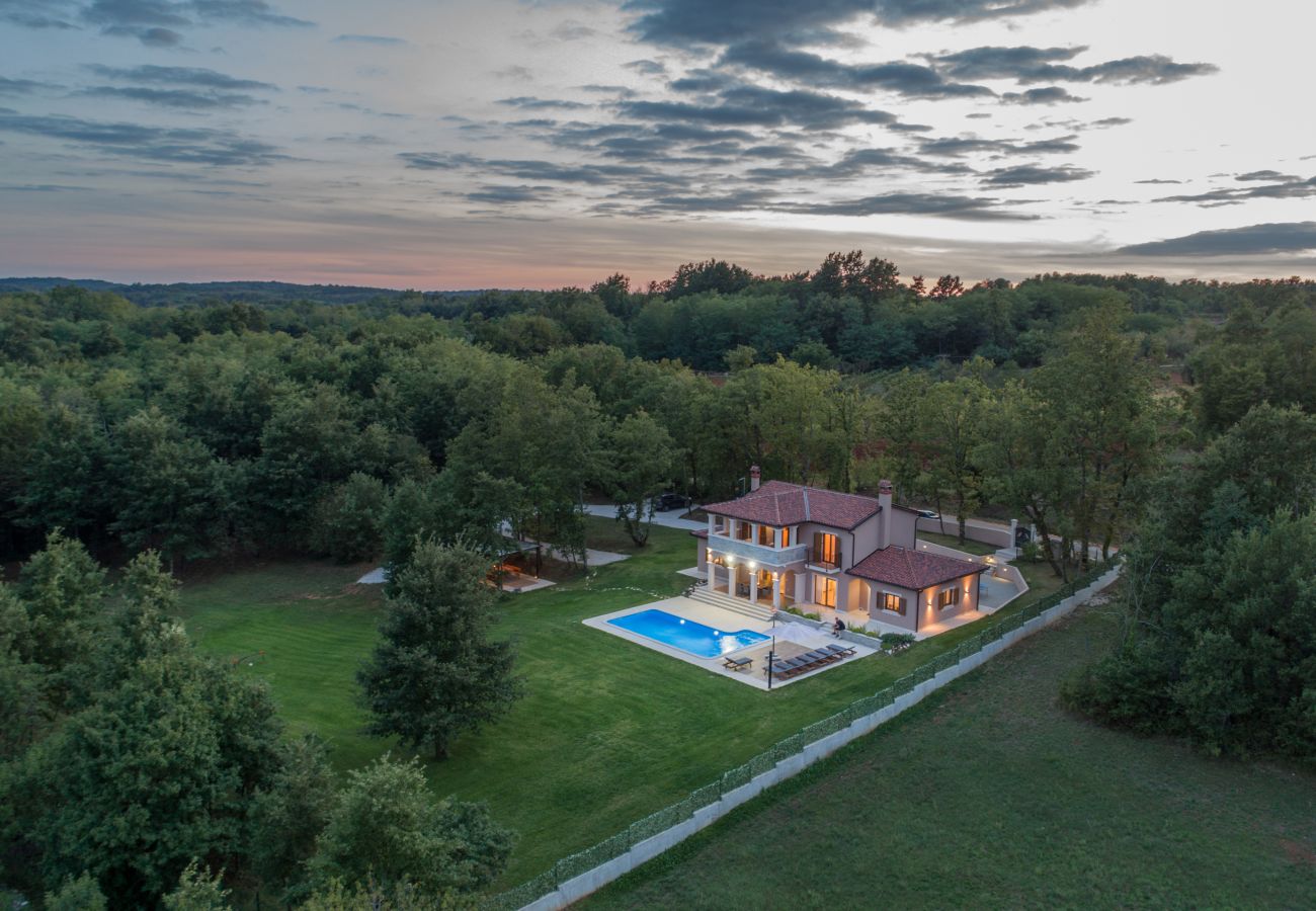 Villa in Pazin - Villa Anima for 8 people in Central Istria with children playground and 50 m2 private pool