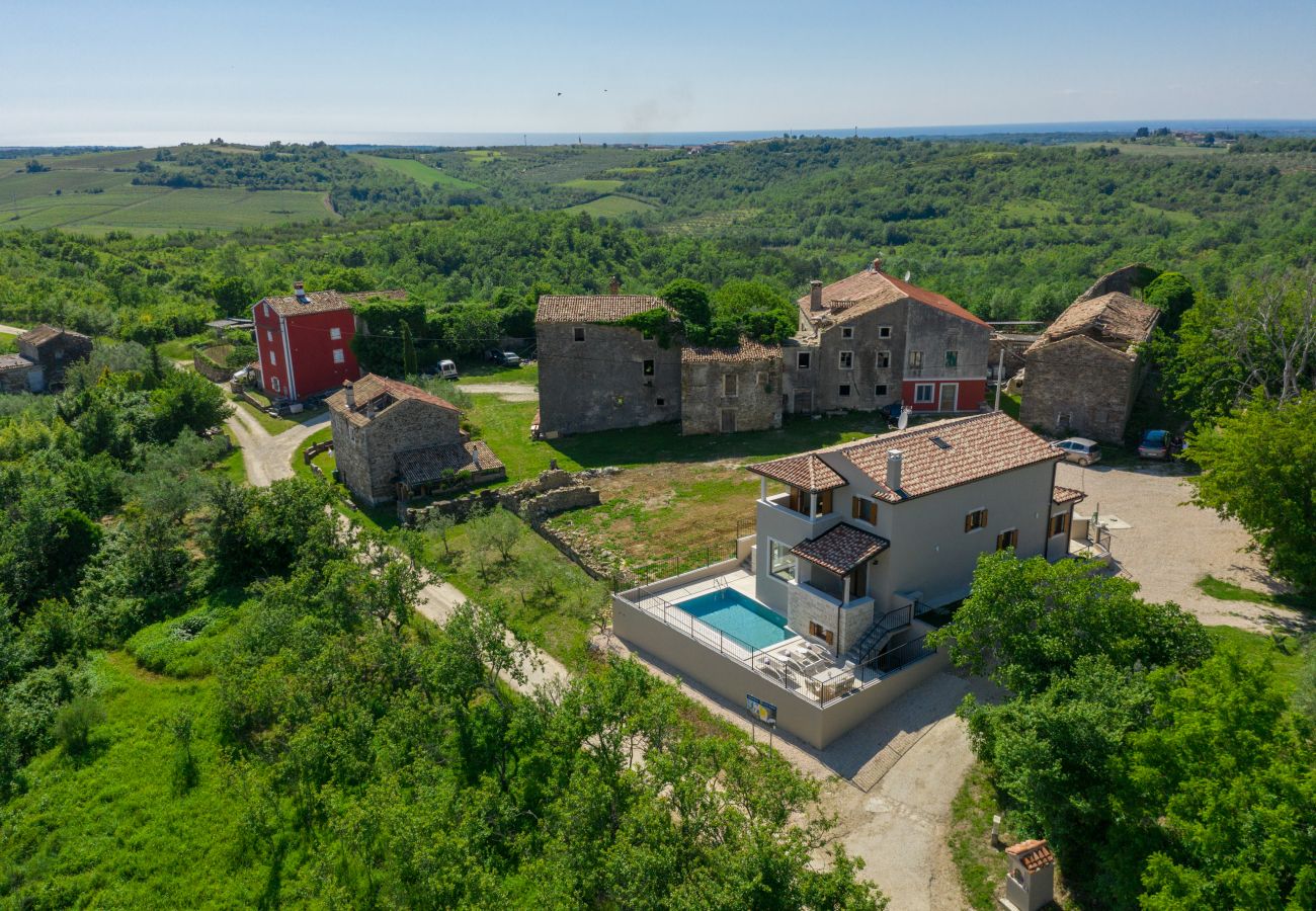 Villa in Krasica - Villa Skraline for 6 people near Umag with salt-water private pool 