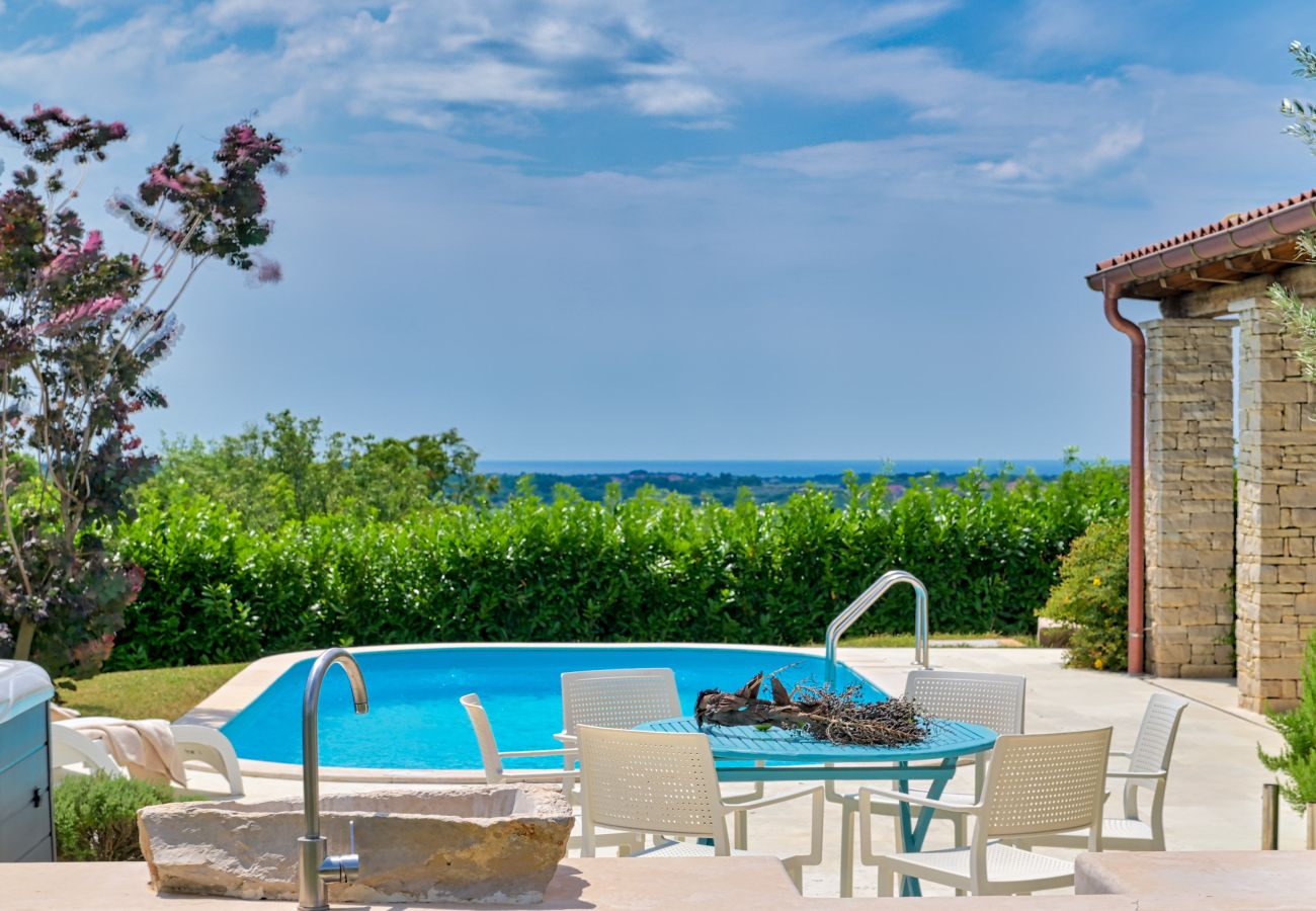 Villa in Vardica - Villa Figlica for 6 people near Umag with jacuzzi & pet friendly