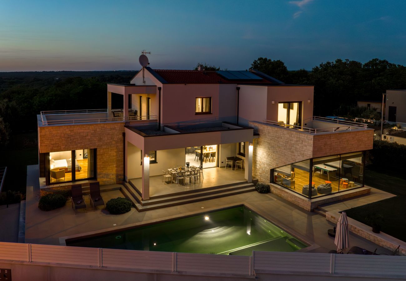 Villa in Varvari - Villa Anni for 10 people in Porec with private heated pool and sea view