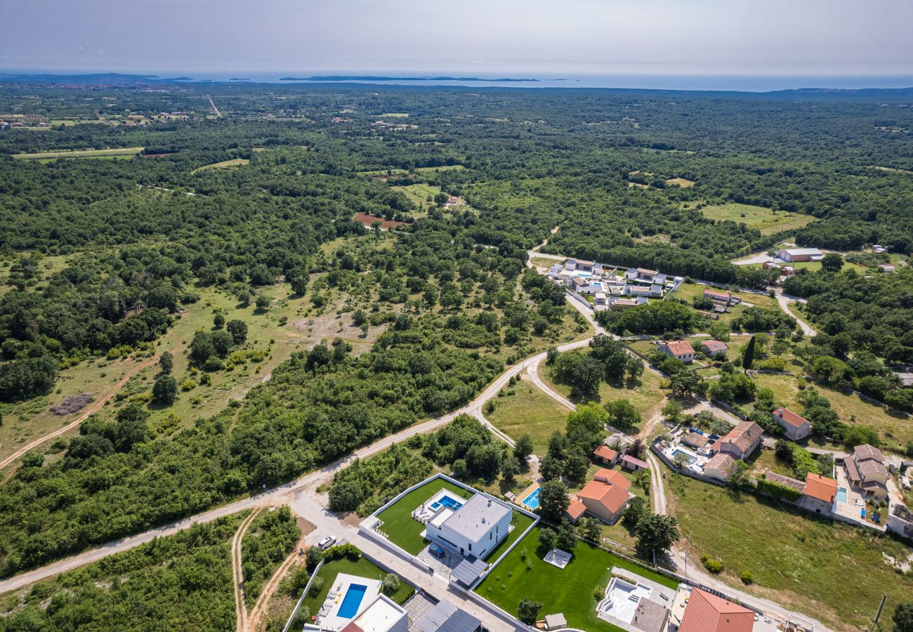 Villa a Juršici - Villa MaEm in Central Istria for families with Sauna, Whirlpool & Sea View