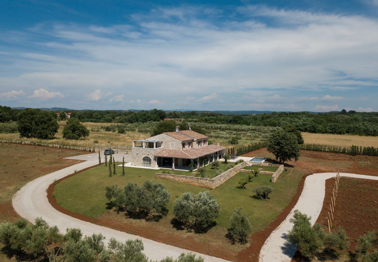 Villa a Umag - Stancija Katarina di Maladel in Umag with wellness, sea view and 2 km from the beach