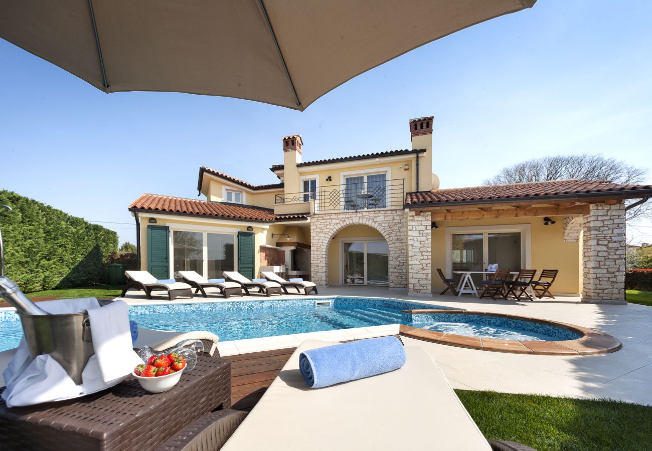 Villa a Labinci - Villa Santa Domenica near Poreč with play room, beautiful tavern & garden