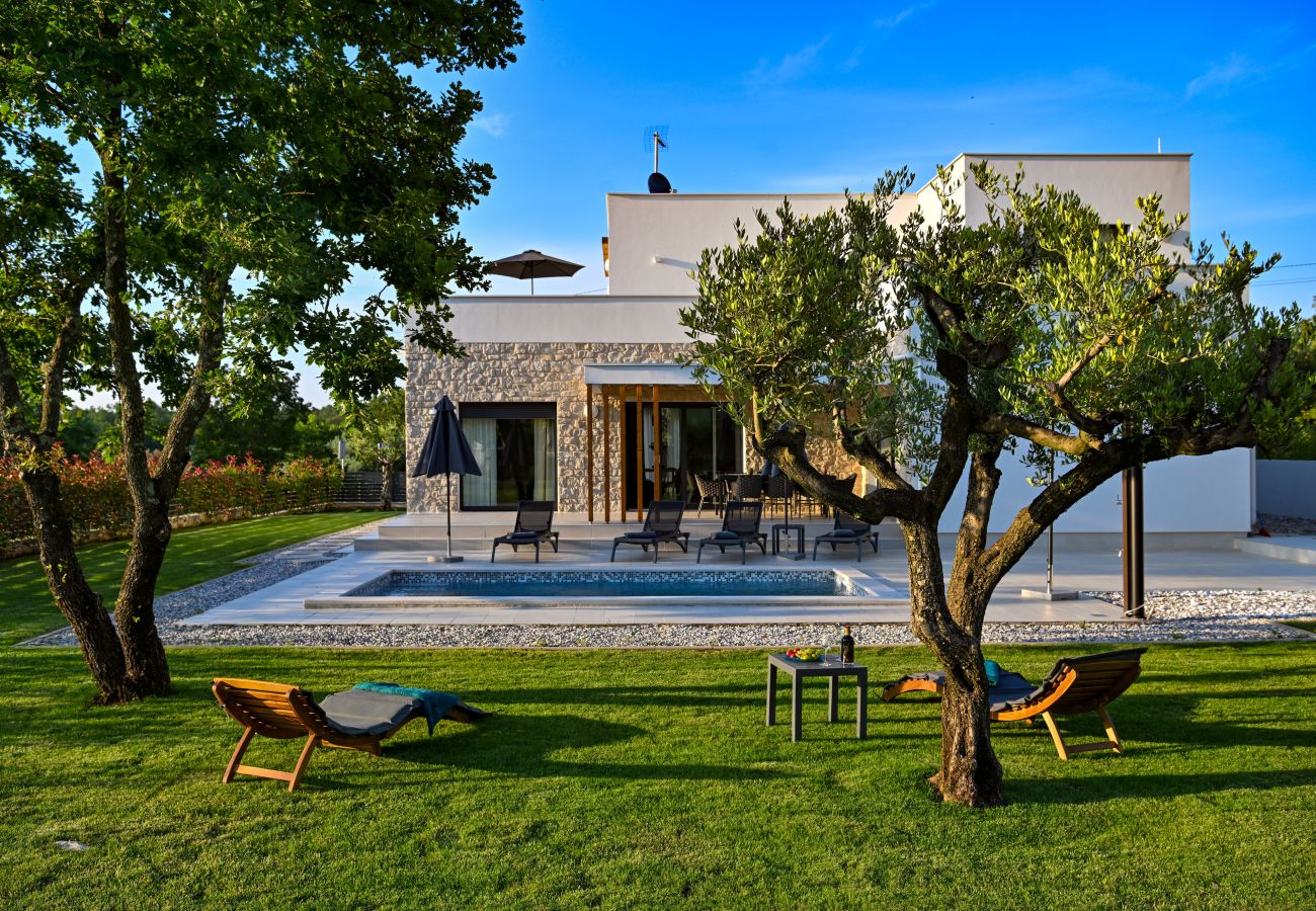 Villa a Marasi - Villa Zanetta pet friendly near Poreč for 8 people with sea view & private pool