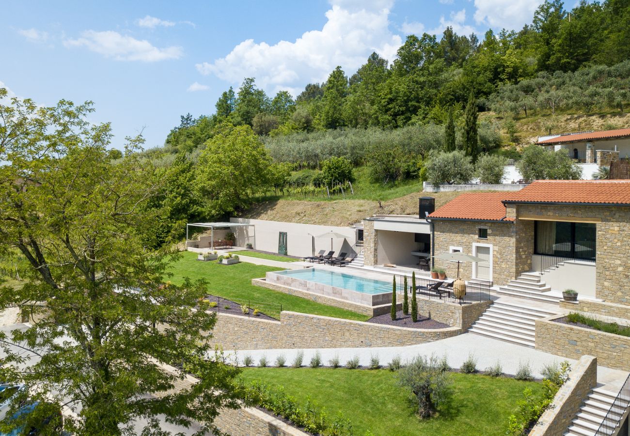 Villa a Livade - Villa Panorama del Tartufo for 6 people in Central Istria with spa & truffle hunting experience