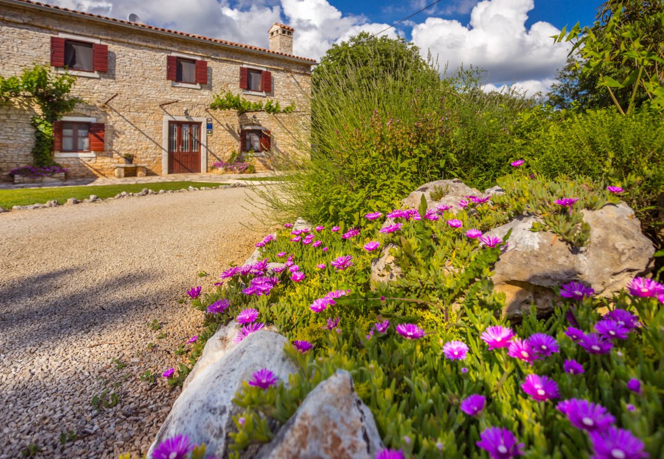 Villa a Sveti Kirin - House Edera in Central Istria for 6 people with large garden and salt - water private pool