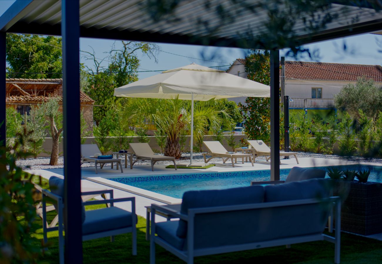 Villa a Marcana - Villa Bavigo for 8 people near Pula with wellness & children playground