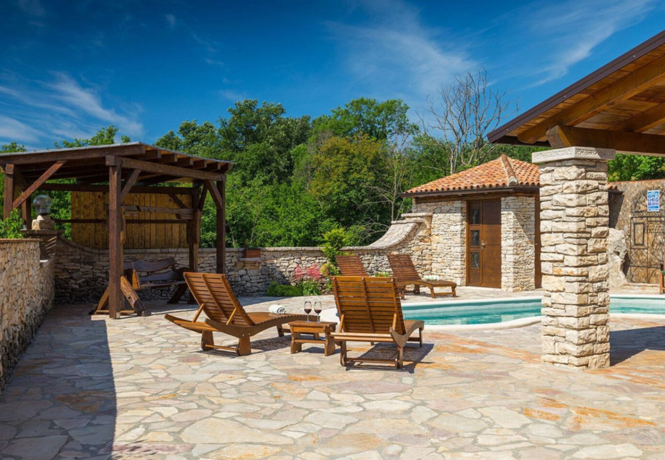 Villa a Šajini - Villa Milica for 6 people - pet friendly eco house with private pool