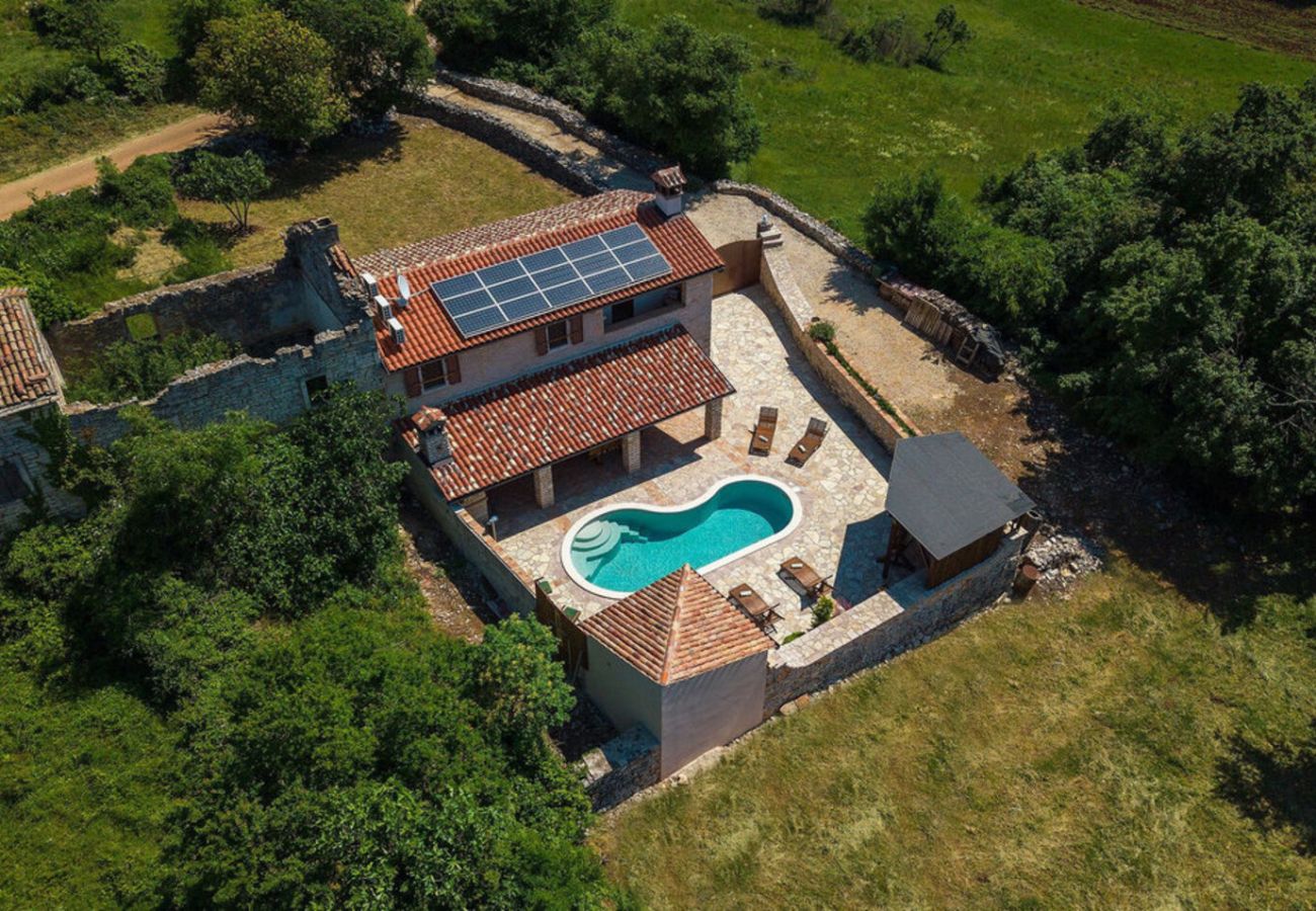 Villa a Šajini - Villa Milica for 6 people - pet friendly eco house with private pool