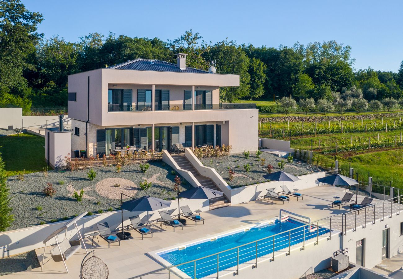 Вилла на Sveta Nedelja - Luxury Villa Callista near Labin with large garden and Pool Heating