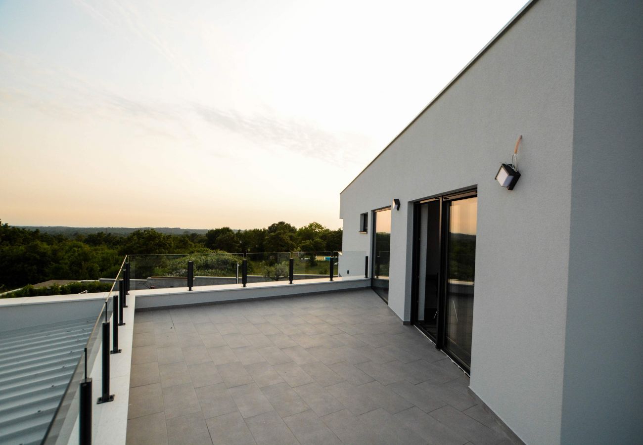 Вилла на Juršici - Villa EmMa Istria in Central Istria with sea view, pool heating and underfloor heating