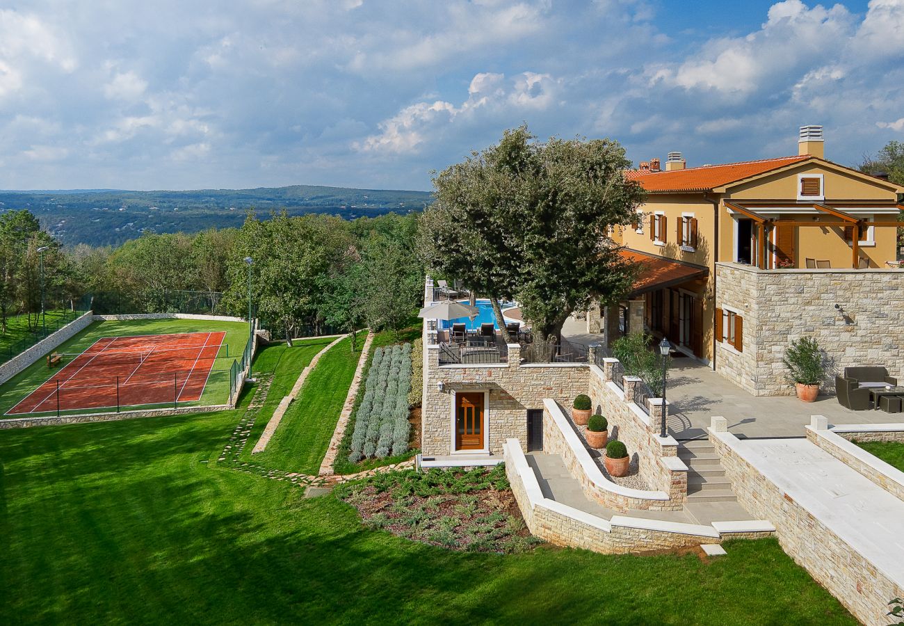 Вилла на Kapelica - Villa Vlastelini I near Labin with large garden for families