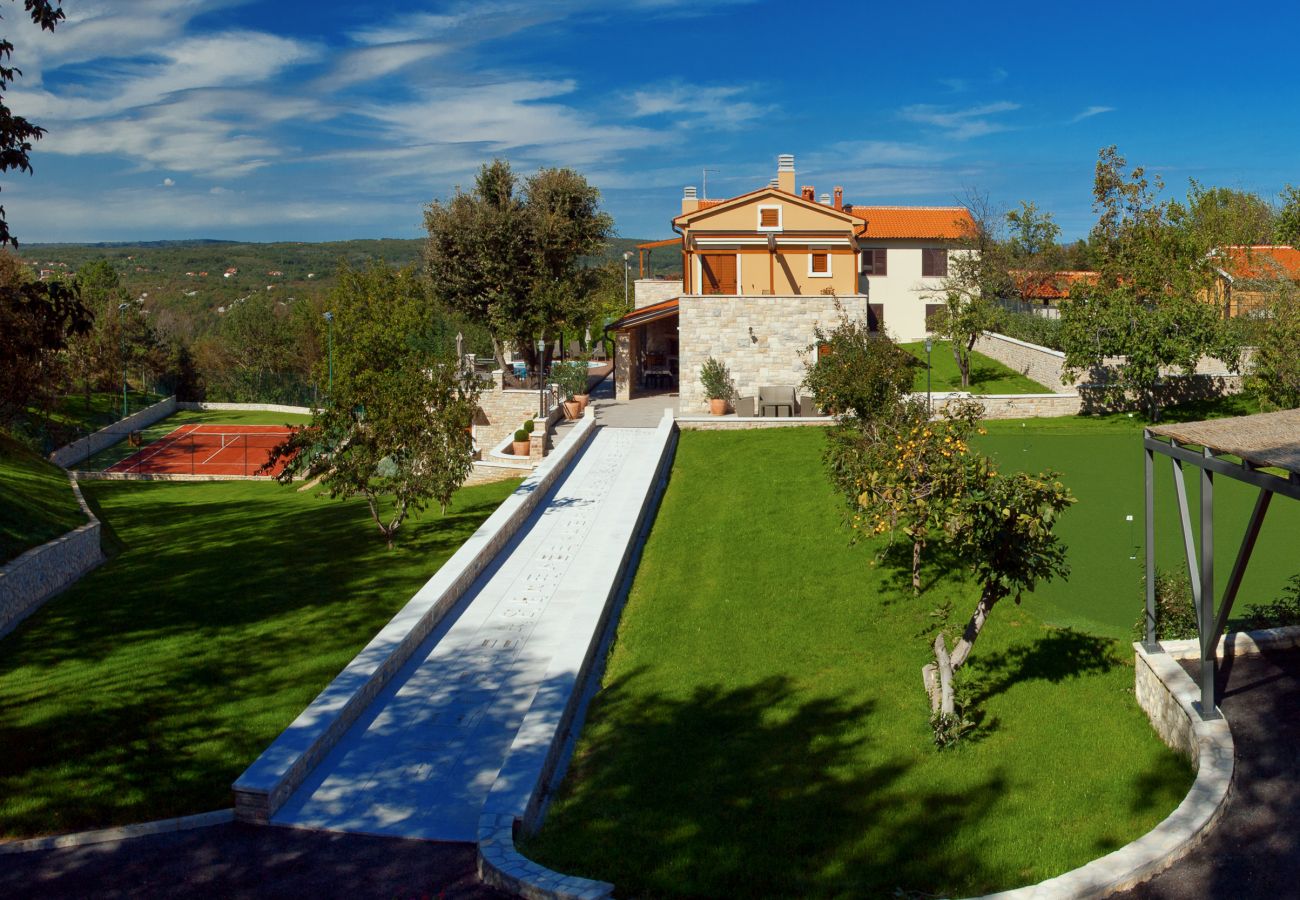 Вилла на Kapelica - Villa Vlastelini I near Labin with large garden for families