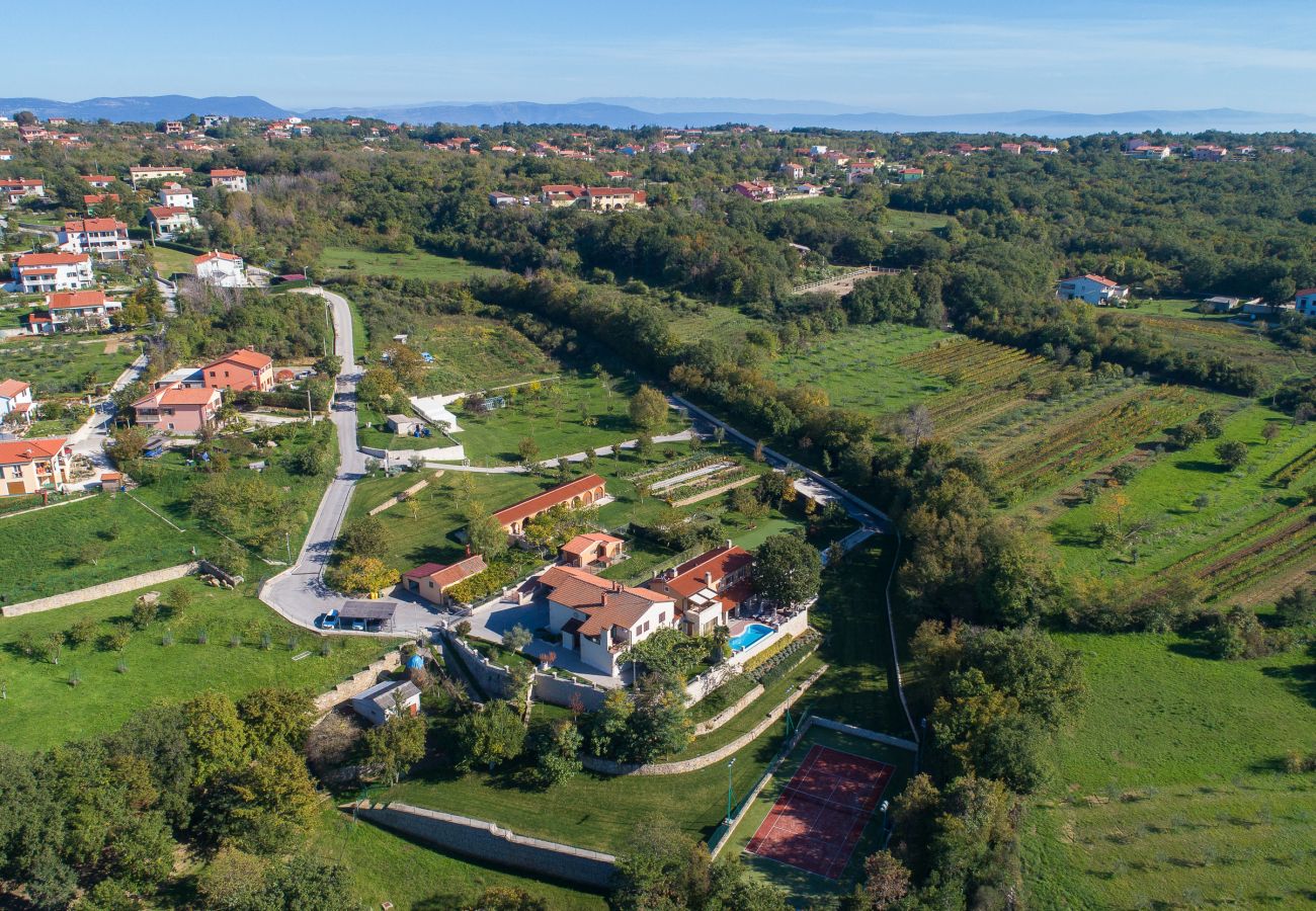 Вилла на Kapelica - Villa Vlastelini I near Labin with large garden for families