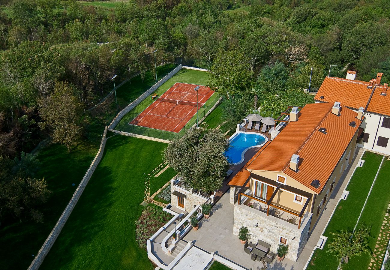 Вилла на Kapelica - Villa Vlastelini I near Labin with large garden for families