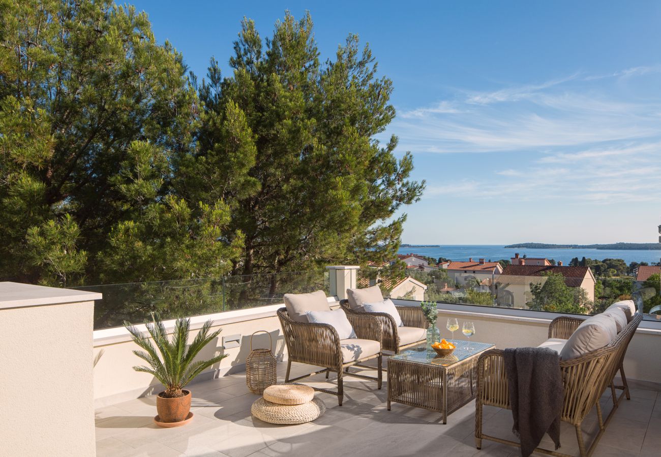 Вилла на Fažana - Villa Allegra Istriana in Fažana with sea view & spa