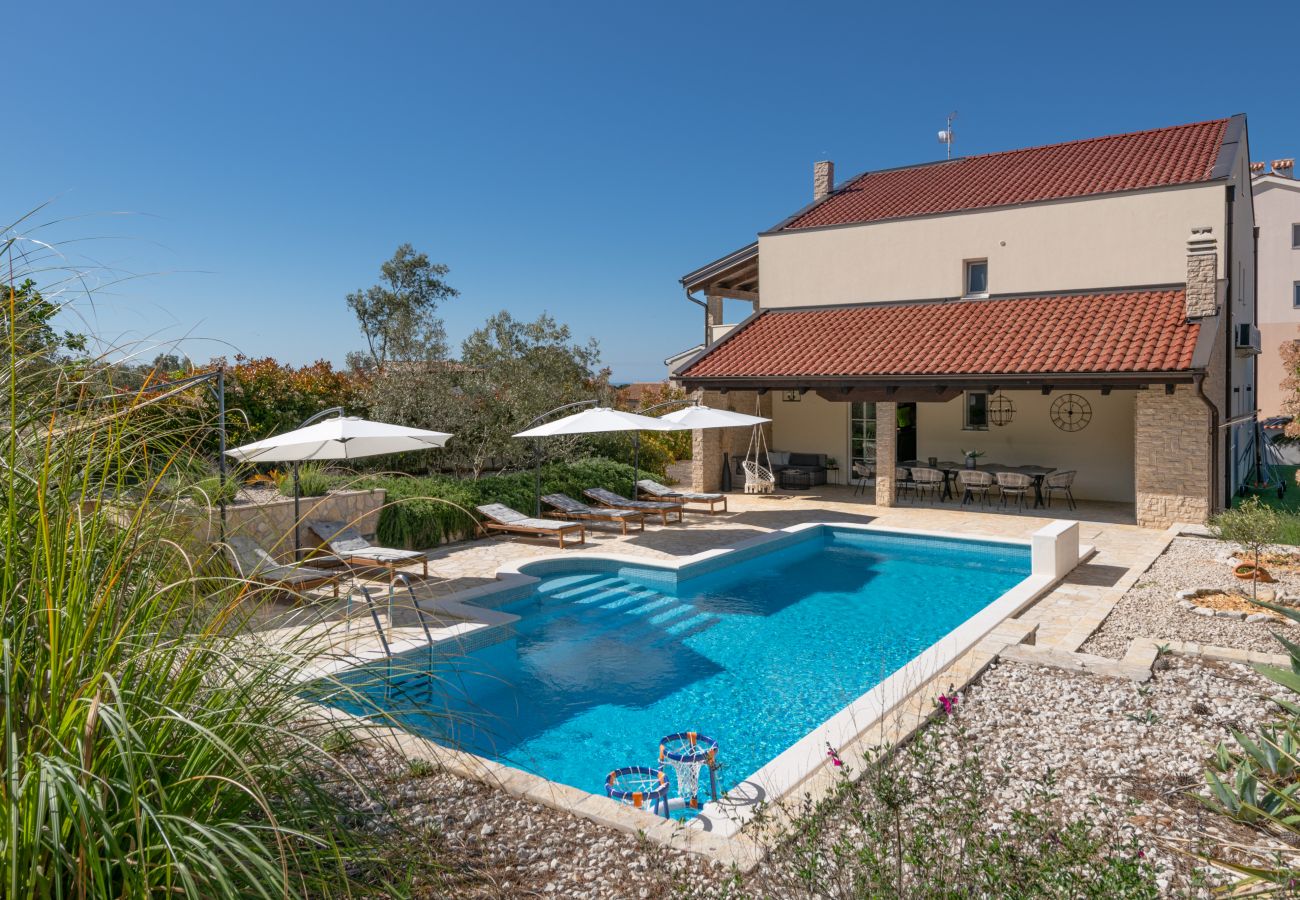 Вилла на Fažana - Villa Allegra Istriana in Fažana with sea view & spa