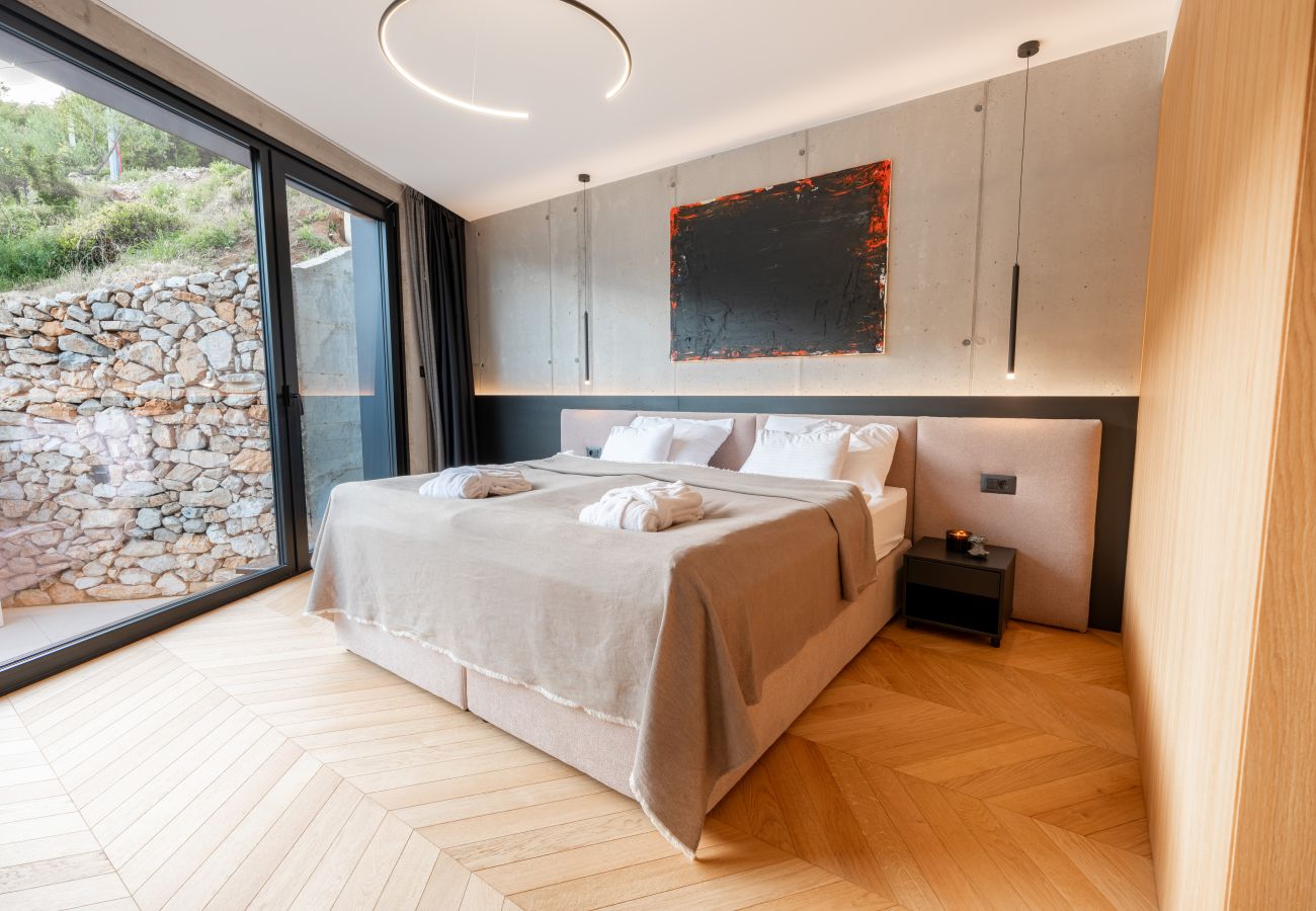 Вилла на Mošcenice - Villa 3.0 in Opatija for 8 people with indoor and outdoor pool & wellness