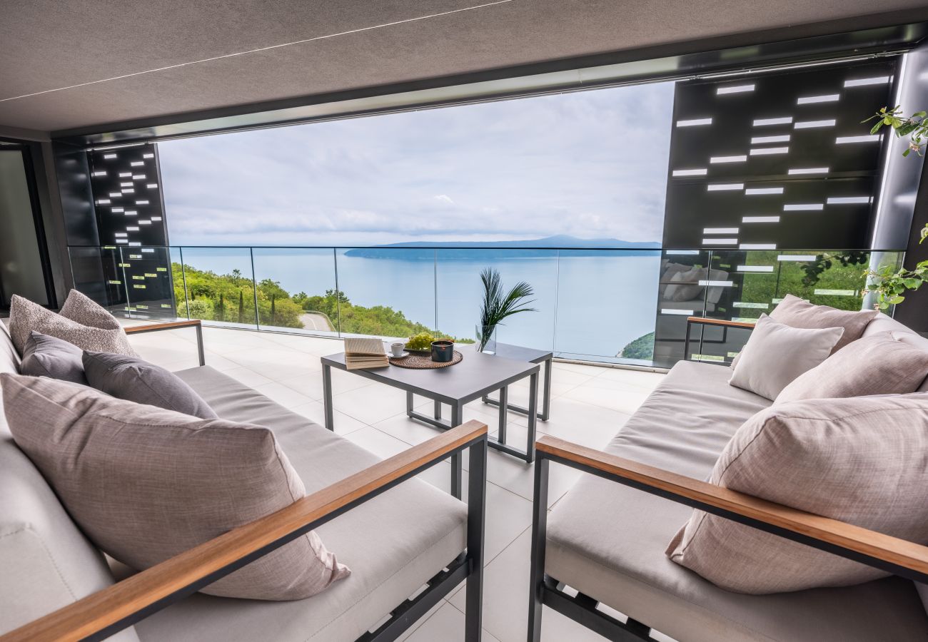 Вилла на Mošcenice - Villa 3.0 in Opatija for 8 people with indoor and outdoor pool & wellness