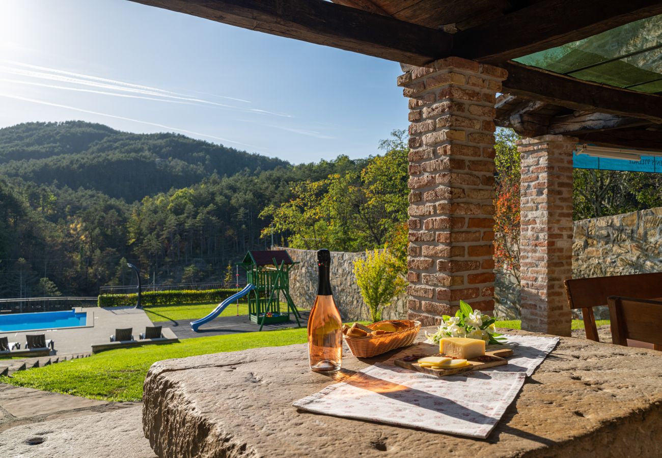 Вилла на Buzet - Villa Denis Village in Central Istria for 28 people pet friendly complex of 4 stone houses