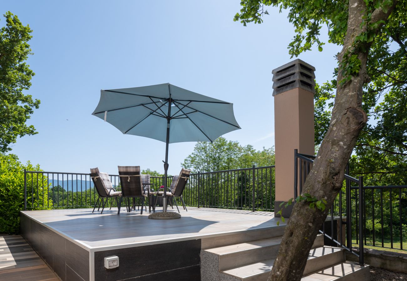 Вилла на Sveta Nedelja - Villa St. Nikola for 8 + 2 near Labin - Rabac with jacuzzi & pet friendly