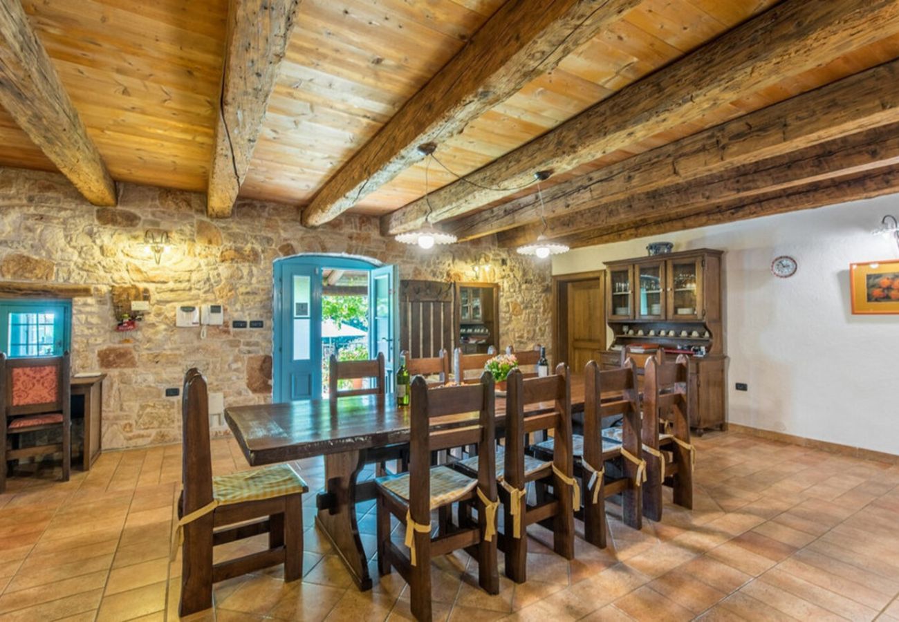 Вилла на Vižinada - Villa Giselle in Central Istria for 8 people with large garden & private pool - pet friendly