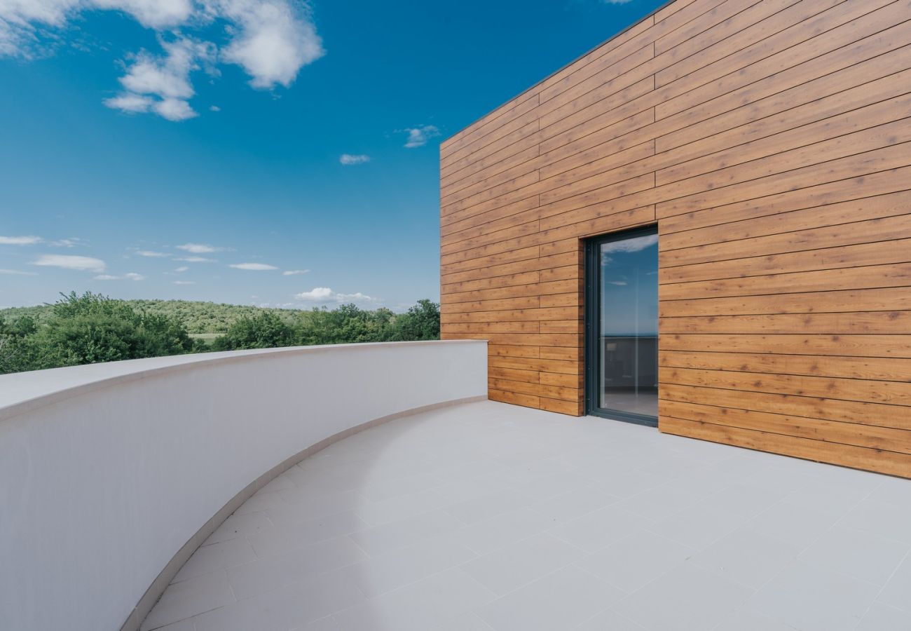 Вилла на Višnjan - Villa Aria Višnjan in Central Istria for 12 people - pet friendly with wellness & sea view