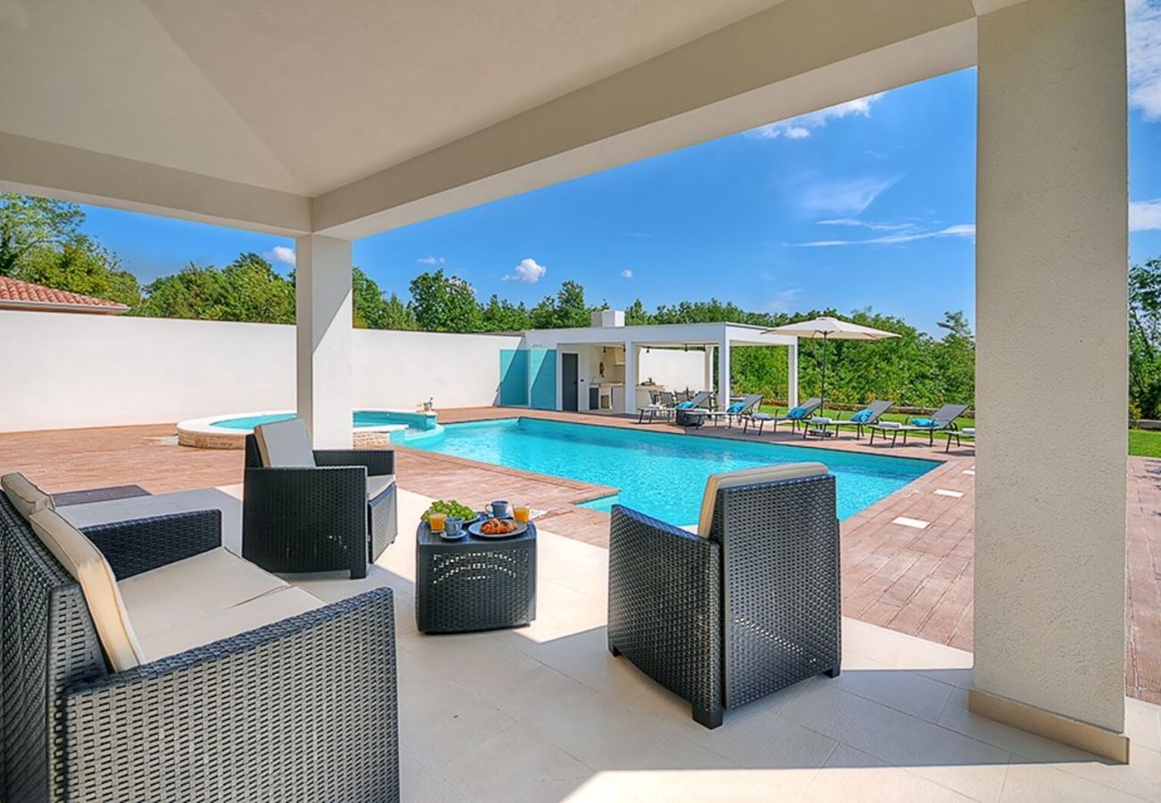 Вилла на Višnjan - Villa Onyx for 12 people near Poreč with 65 m2 private pool and jacuzzi