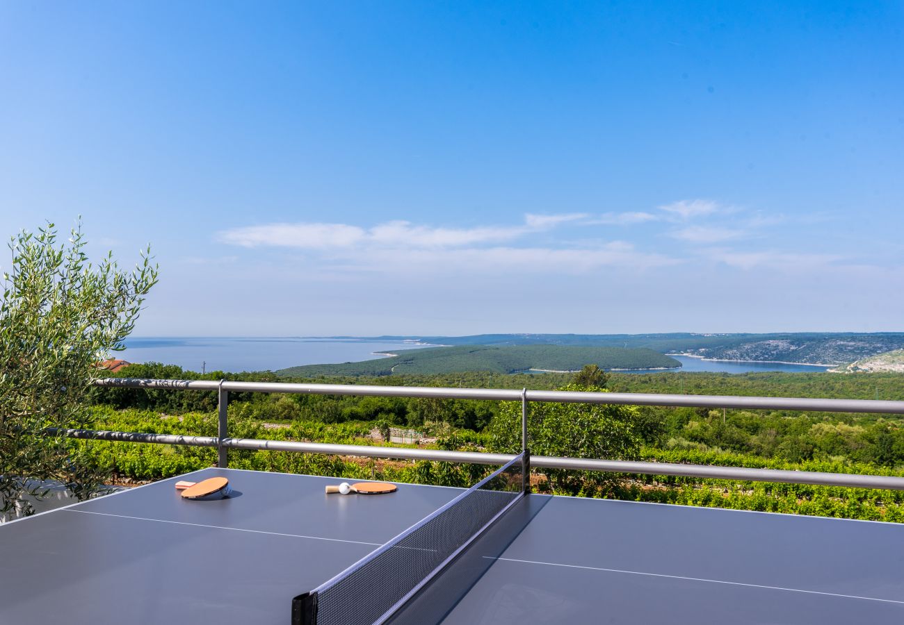 Вилла на Viškovici - Villa Bella Vista for 8 people with sea view and heated pool